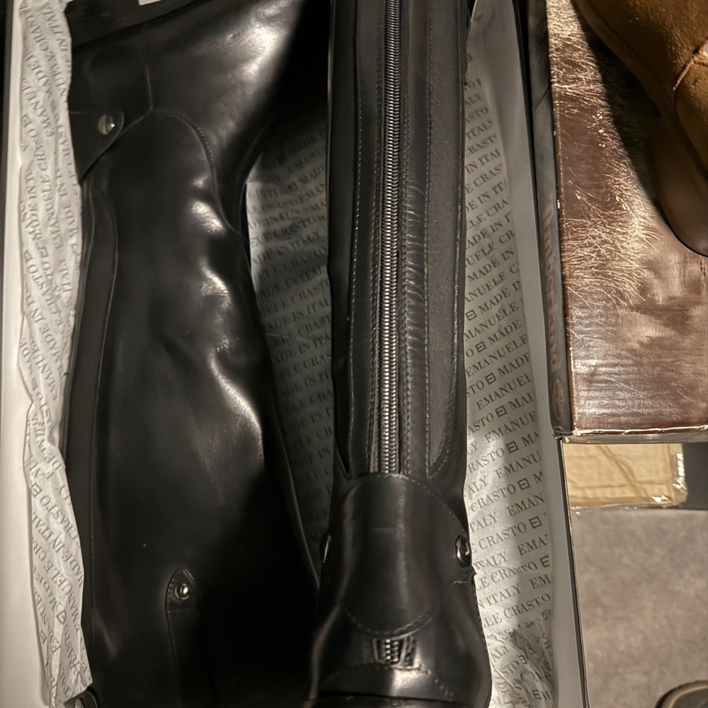 🇮🇹 Black Riding Boots - Picture 6 of 7
